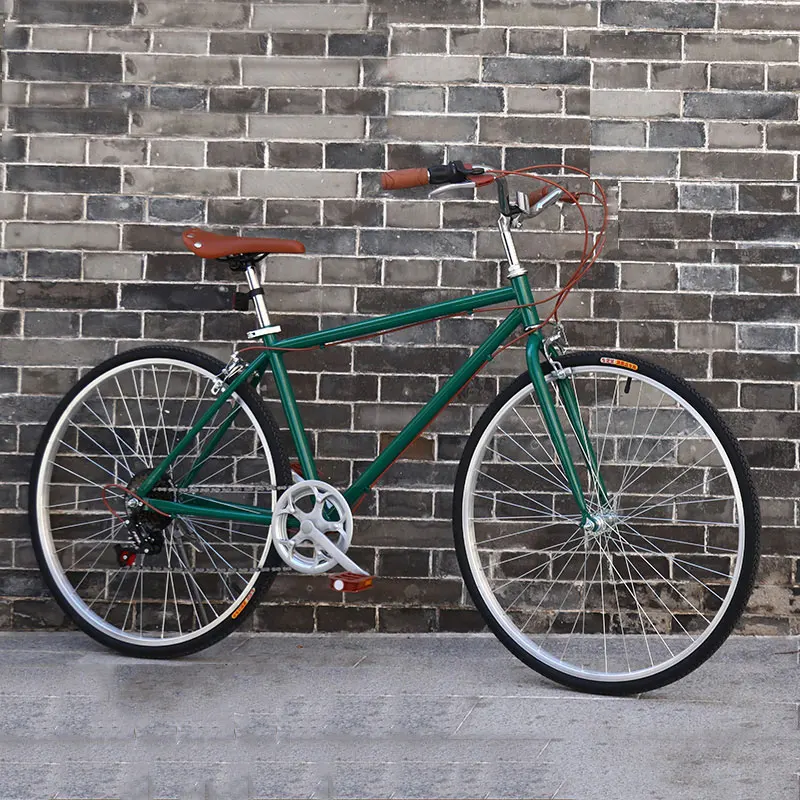 Road Bike 26 inch Retro Variable Speed Light Bicycle Commuter Vintage Adult Student Men And Women Selling