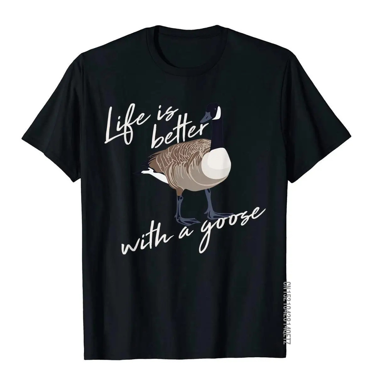Canadian Goose Life È Meglio Divertente Cute Hunter Gift T-Shirt Stampa Unica Top T-Shirt Divertente Cotone Adulto Top T-Shirt