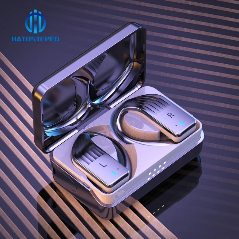 Silica gel TWS Bluetooth Earphone 5.0 9D Stereo Wireless Headphones Touch Control IPX7 Waterproof Wireless Earphones (1)