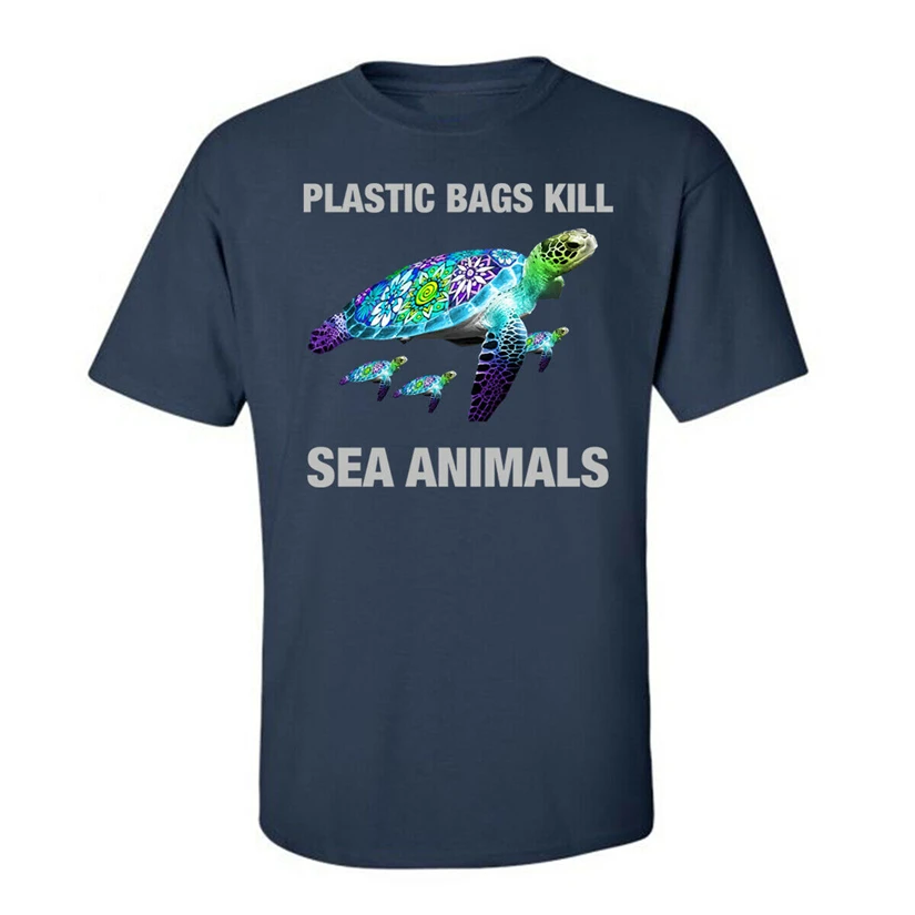 Sea Animals Ocean Turtles Tees Graphic Funny Generic Novelty Unisex T-Shirt Custom Print Tee Shirt |