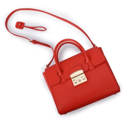 Роскошные дизайнерские сумки на лямках ручной работы высокого качества, женские сумки-мессенджеры, модные женские сумки из натуральной кожи через плечо - Цвет: RedB