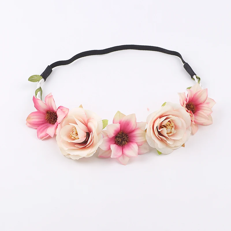 Daisy Sun Flower Boho Hairband Head Band Garland Wedding Festival Beach