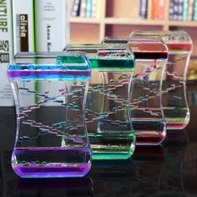 Новинка декомпрессионная утечка масла двухцветная Хрустальная капля акриловое украшение песочные часы время студенческий подарок украшение для дома Новинка декомпрессионная утечка масла двухцветная Хрустальная капля акриловое украшение песочные часы время студенческий подарок украшение для дома