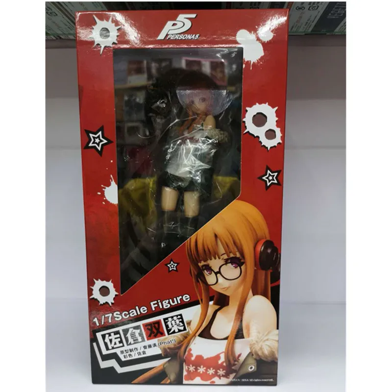 Persona 5 футаба Сакура фигурка ПВХ фигурка игрушки модель подарок игрушки кукла подарок Рождество A246