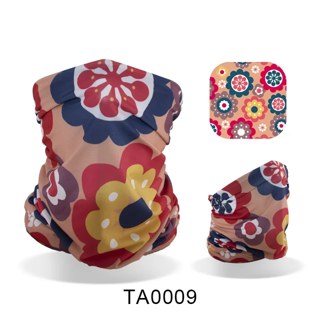 2021Multifunctional Cycling Outdoor Sport Magic Scarf Men Women Camping Hiking Scarves Sun Protection Bandana Neck Gaiters scarf Ta0009