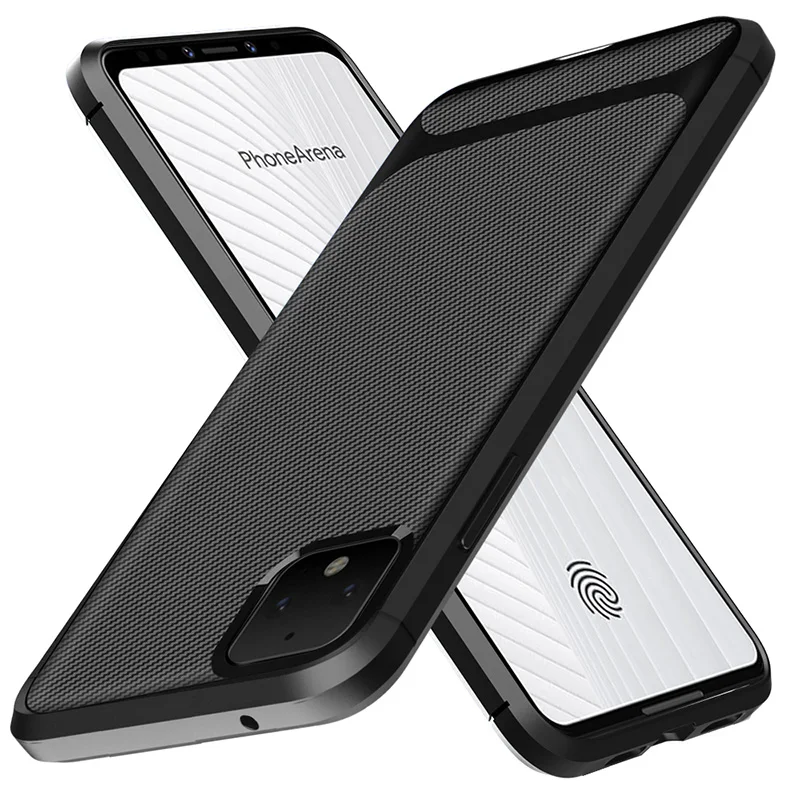 Роскошный чехол для телефона из углеродного волокна Google Pixel 3A 4A XL мягкий