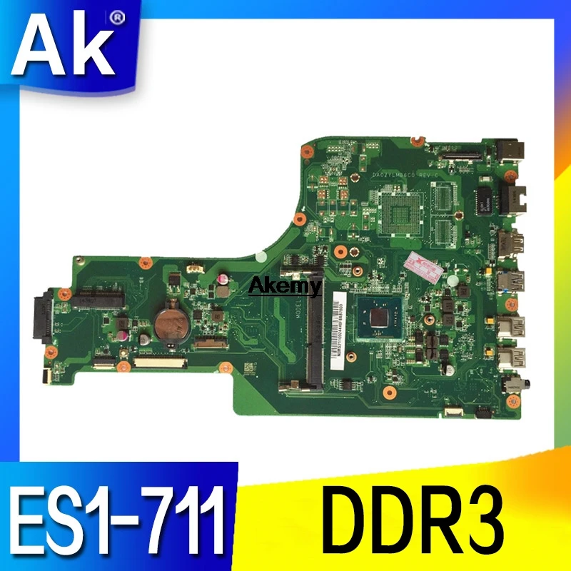 

For ACER ASPIRE ES1-711 Laptop motherboard NBMS211001 DDR3 Mainboard test good