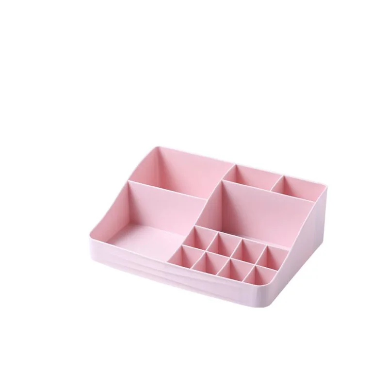 Макияж Косметический Держатель из АБС-пластика парфюмерная шкатулка для бижутерии органайзер для хранения коробка с выдвижными ящиками настольная, акриловая органайзер-ящик для хранения макияжа Органайзер - Цвет: Pink S
