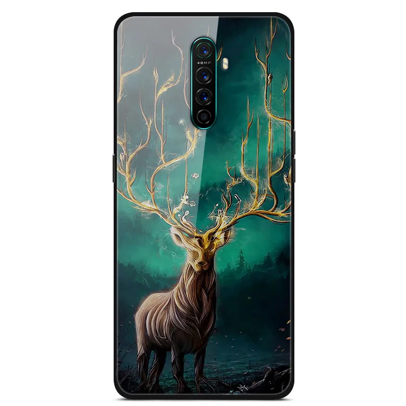 18 Для OPPO Realme X2 Pro Чехол 6,5 ''стекло твердая задняя крышка для OPPO Realme X2Pro чехол RealmeX2 X 2 чехлы для телефонов силикон бампер Funda - Color: 18