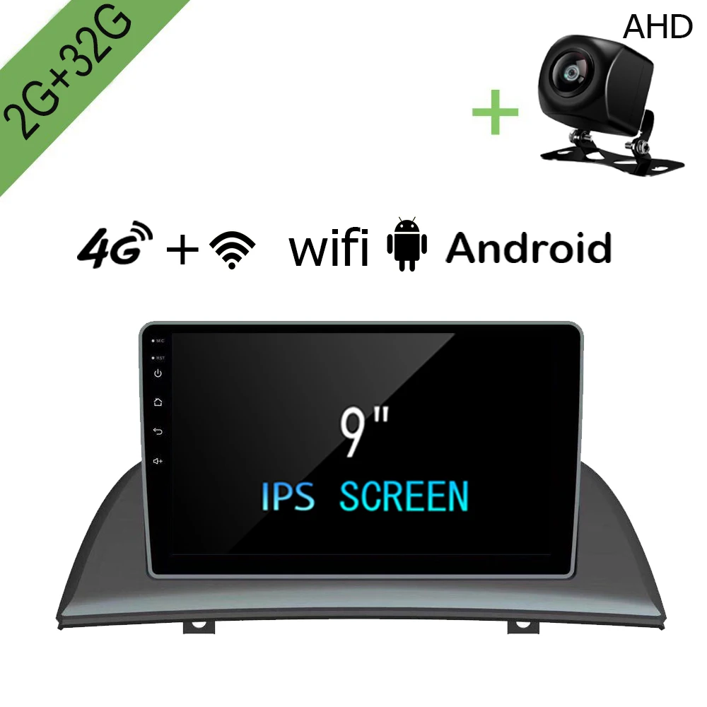 Автомобильный DVD плеер R way Android для BMW X3 E83 2004 2012 2G + 32G автомобильное радио