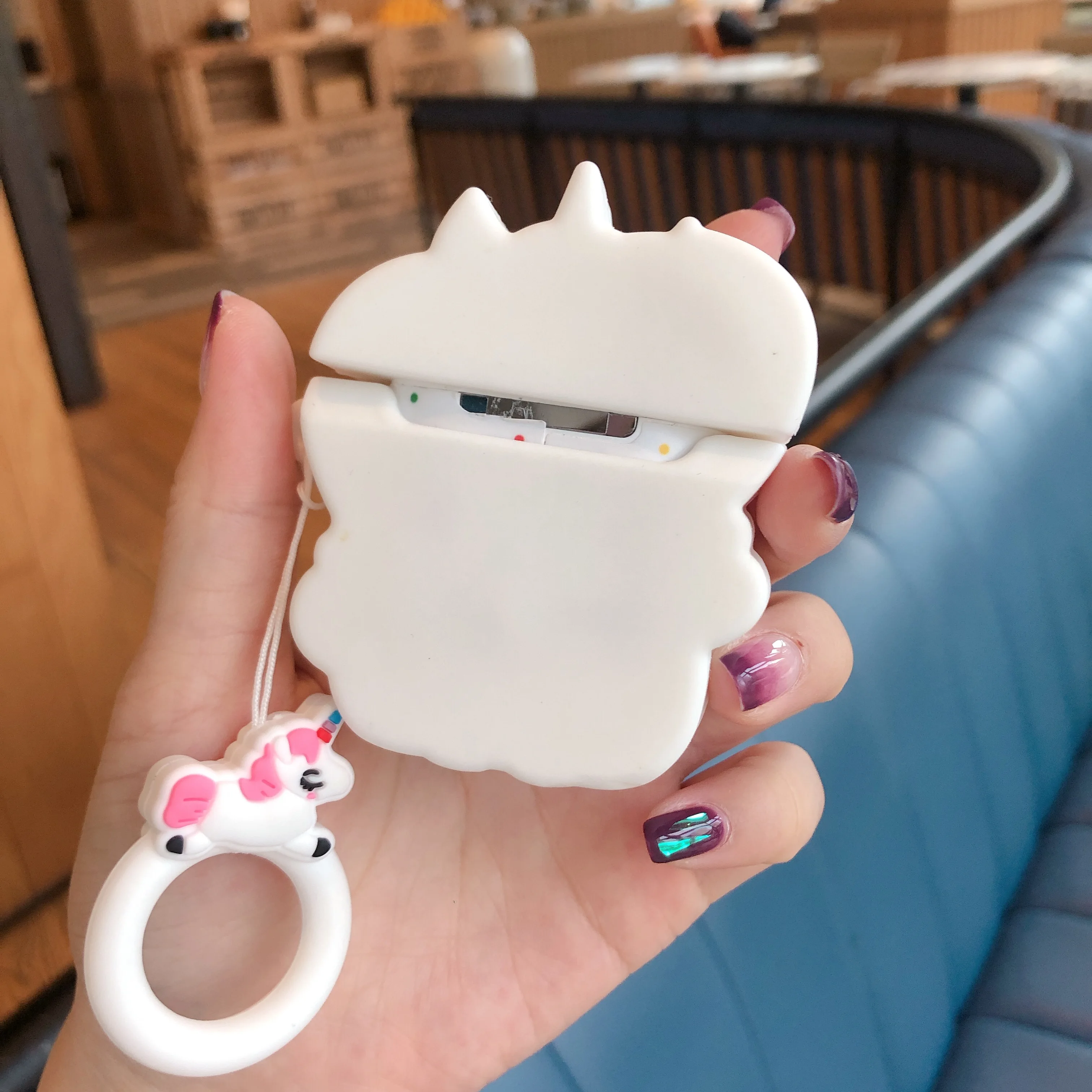 Чехол с единорогом для Airpod, чехол для наушников, чехол для Airpods 2 для Apple Air Pods, зарядные ящики
