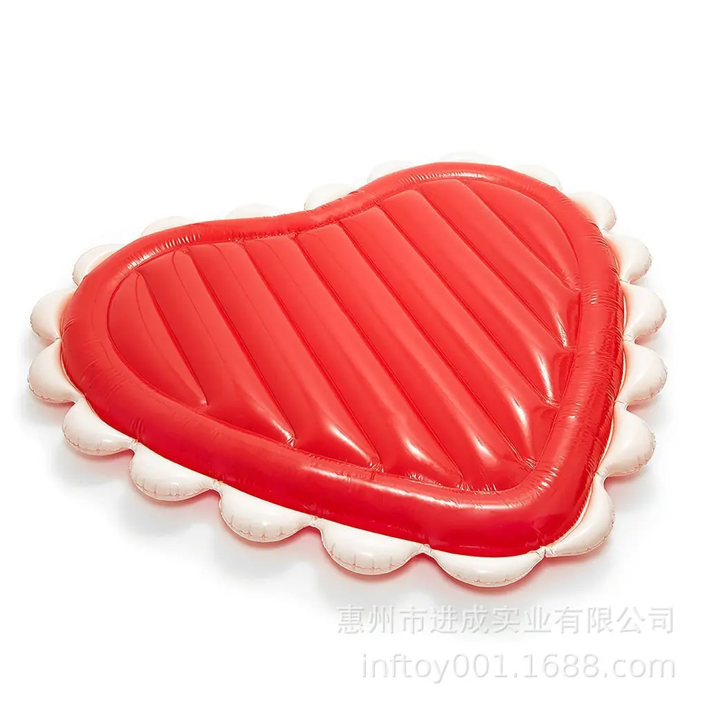 

PVC Inflatable Heart-shaped Ornaments Floating Row Blowing Peach-Shaped Floating Row Manufacturers Profession Production Lace He