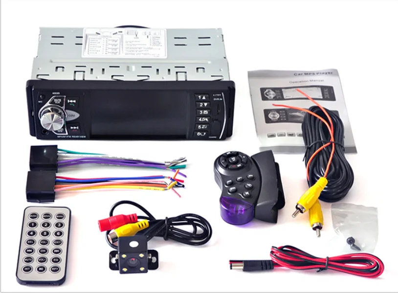 

4.1inch TFT Car MP5 Reversing Image Stereo Player With USB/AUX/TF Built-in Bluetooth Full Viewing Angle High-definition
