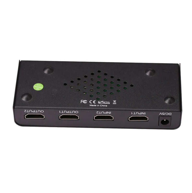 HDMI 2,0 переключатель сплиттер 2x2 3D с оптическим R/L аудио поддержка 4K 60Hz 1080P 4K x 2K 1X2 HDMI сплиттер 1x4 для PS4 ноутбука ПК к телевизору
