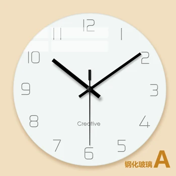 

Simple Minimalist Wall Clock Moder Design Nordic Silent Creative Wall Watch Living Room Fashion Zegar Scienny Home Decor AD50WC