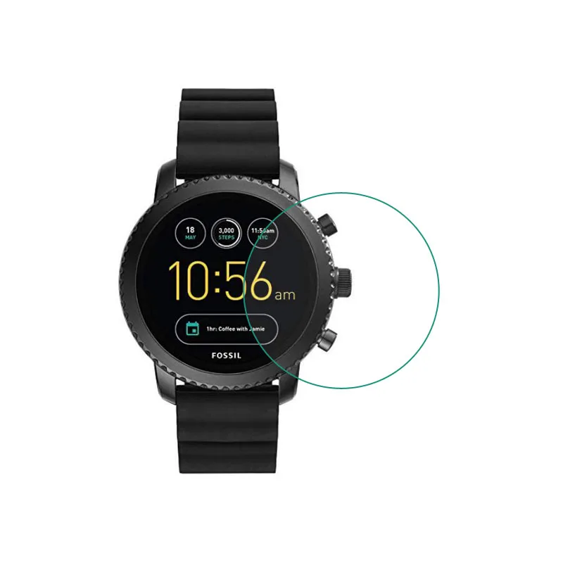 Tempered Glass Protective Film Ultra Clear Guard For Fossil Q Explorist