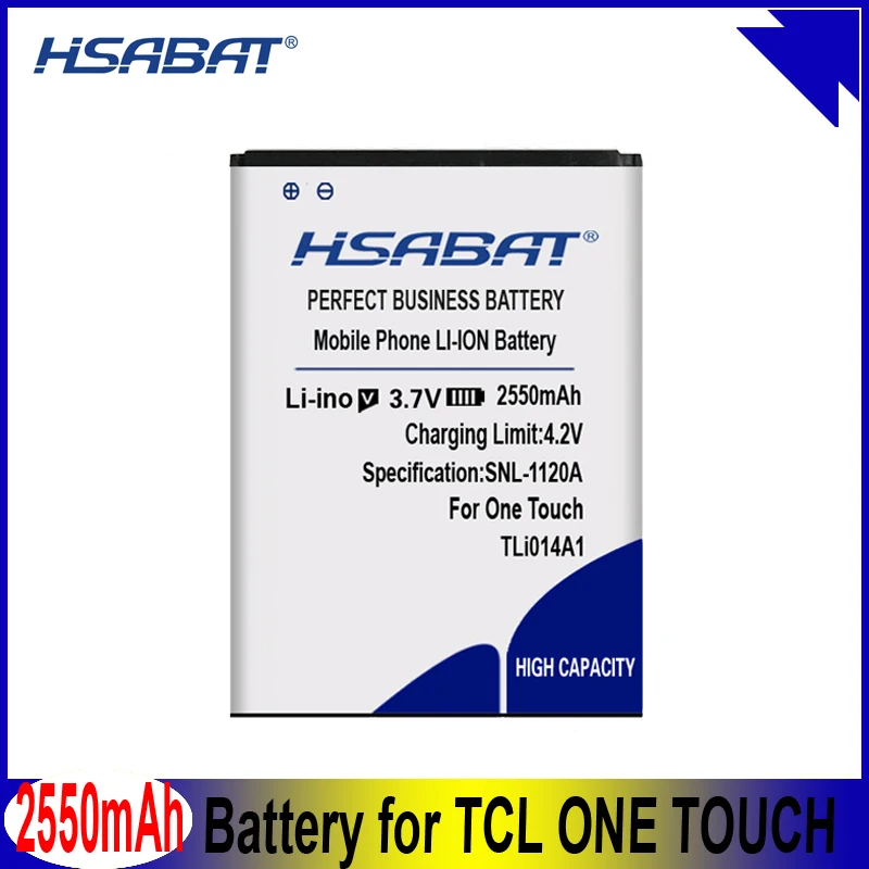 Аккумулятор 2550 мАч для Alcatel TLi014A1 CAB31P0000C1 TCL ONE TOUCH 4012/X OT 4012A 5020 M POP 918 918/N/S