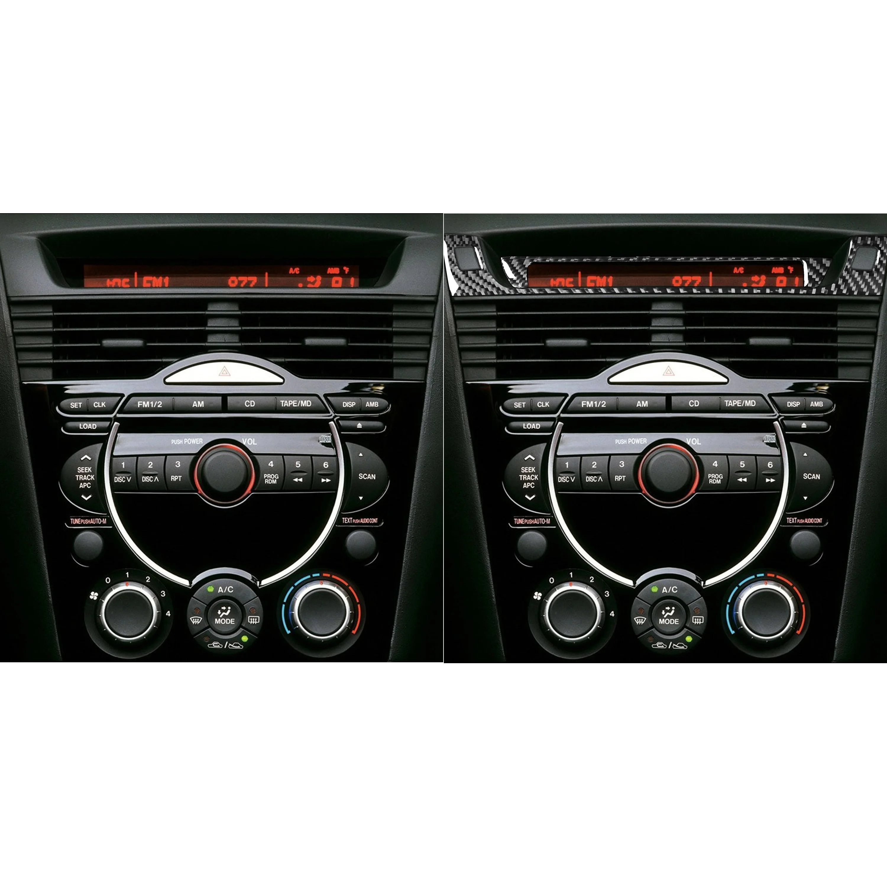 マツダRX-8,rx8,se3p,jm1fe,2004-2008用アクセサリー,ダッシュ