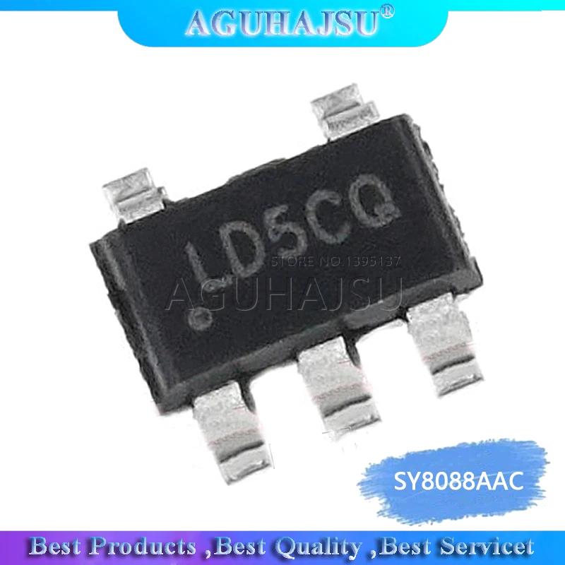 10 шт./лот SY8088AAC SY8088 8088 SOT23-5 шелкография LD Start 1 5 МГц/1A синхронный понижающий