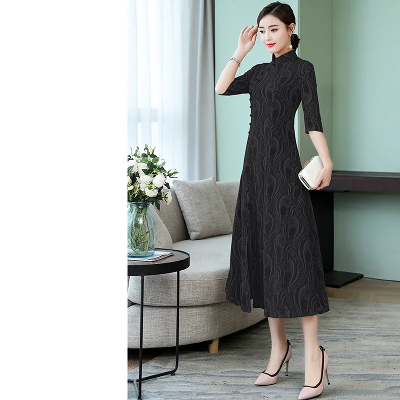 Cheongsam современное вьетнамское аозай китайское женское платье