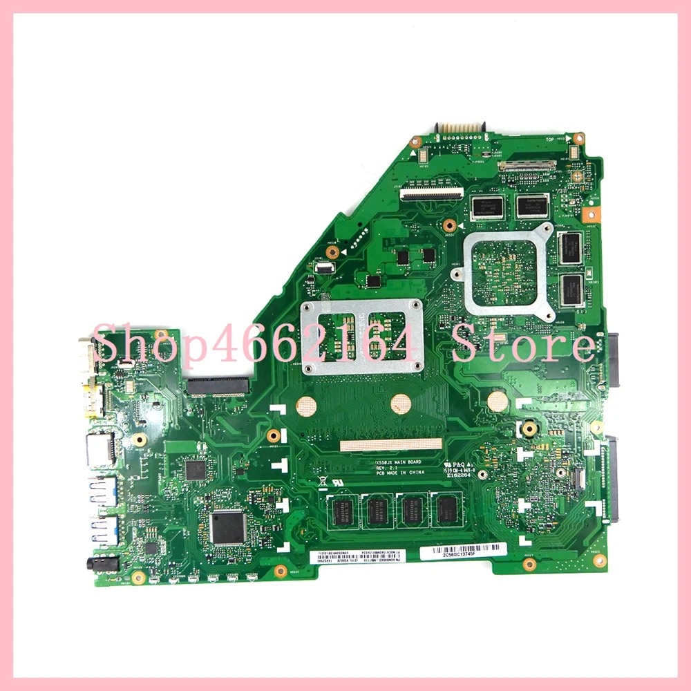  X550JX Mainboard 4GB RAM I7-4750HQ CPU GTX950M/4GB For Asus FX50J ZX50J A550J X550JK X550JD X550J X