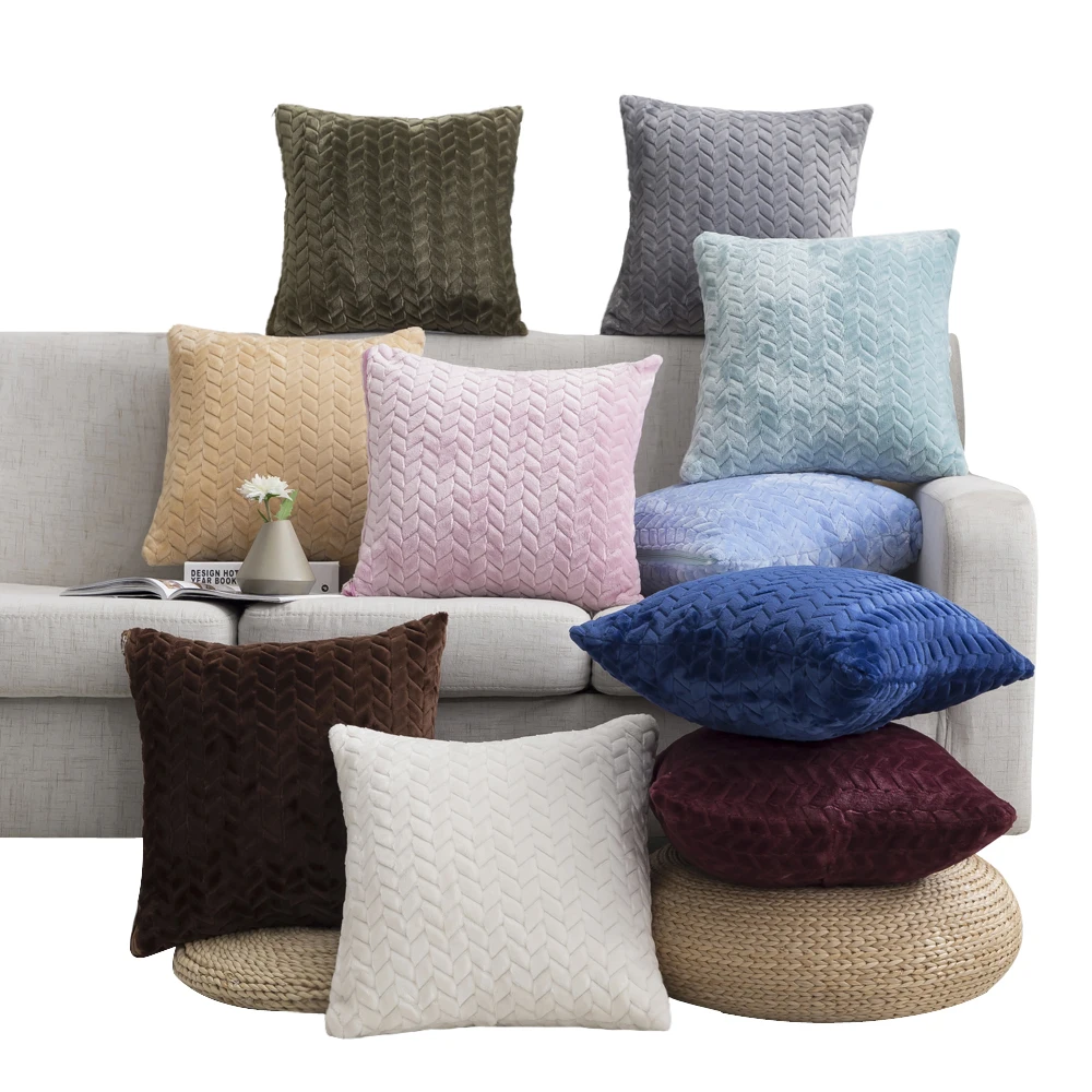 

Pillow Cover 45*45cm Square decorative Pillowcase Home Decor Velvet Decorative Cushion Cover For Living Room Bedroom Sofa