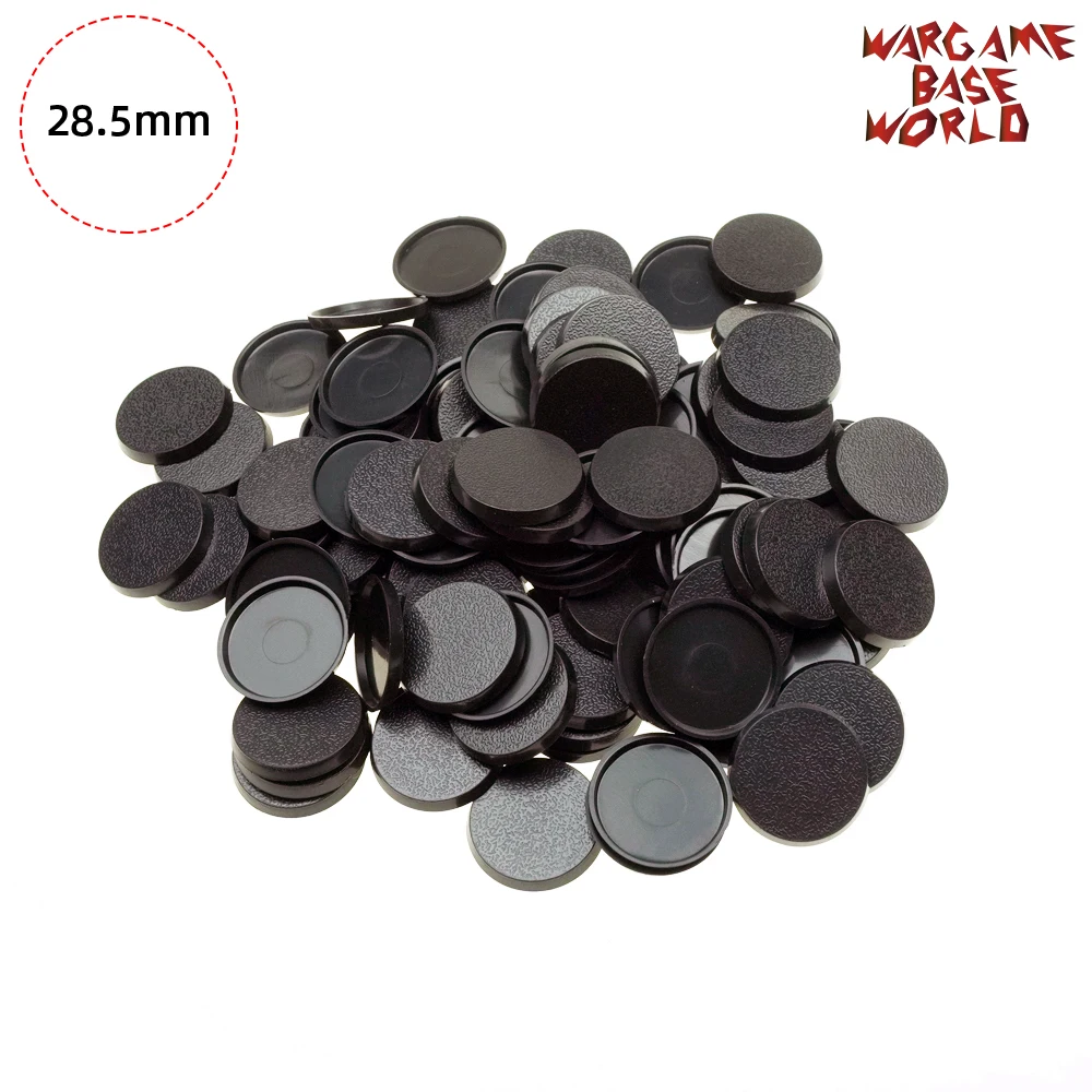 Lot-Of-40-60mm-Round-Plastic-base-For-wargame-miniature-table-games-FREE-SHIPING