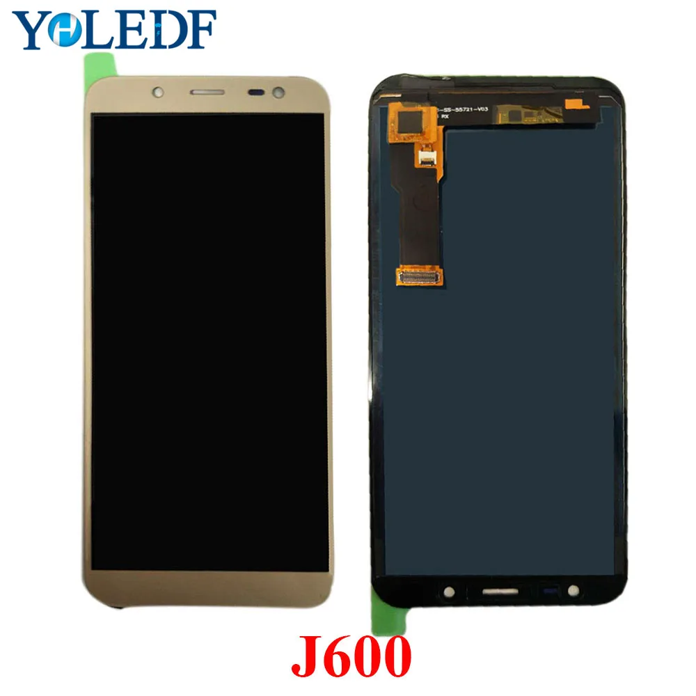 5 6 &quotЖК дисплей для samsung Galaxy J6 2018 J600 J600F J600Y J600G J600FN экран Сенсорная панель