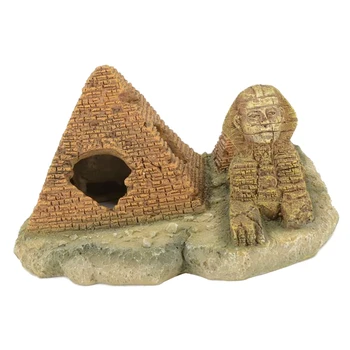 

Artificial Aquarium Fish Pyramid Sphinx Model Ornaments Resin Handicraft