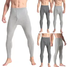 Красивые новые теплые кальсоны для осени и зимы, мужское термобелье из хлопка, кальсоны, нижнее белье, топы, леггинсы, штаны