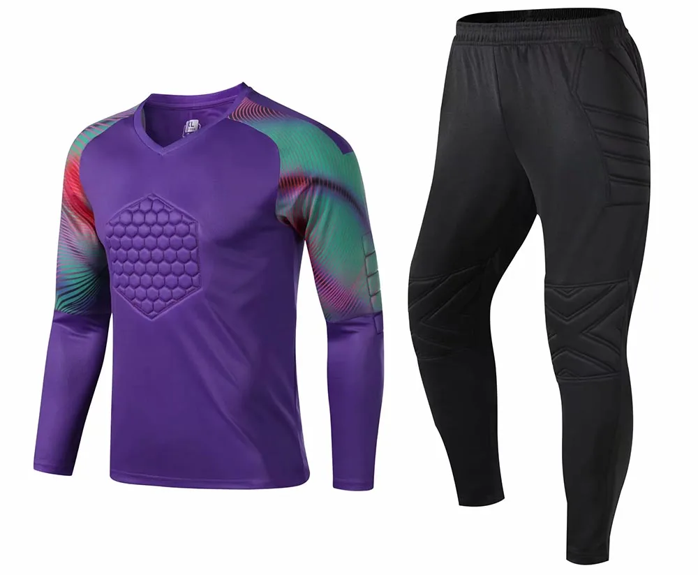 Мужская дышащая Футбольная форма вратаря для взрослых, спортивный костюм для футбола, Джерси для вратаря, спортивные тренировочные рубашки