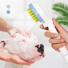 Средство для ухода за домашними животными, удобный массажер для собак, кошек, душевой инструмент, моющие опрыскиватели для ванны, щетка для собак, расческа товары для животных