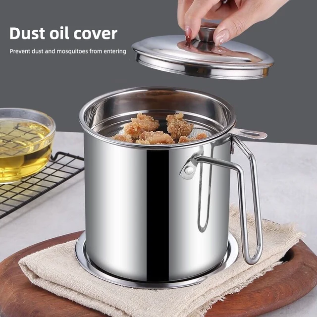 Stainless Steel Oil Filter Pot 2