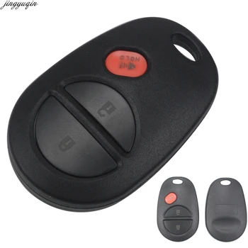 

jingyuqin Remote Car Keyless Entry Key Fob 3 Buttons For Toyota Highlander Sienna Sequoia Tacoma Tundra