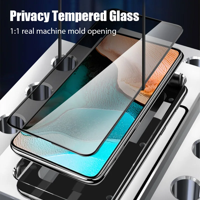 1-2Pc Anti Spy Screen Protector for Xiaomi Redmi Note 10 9 8 Pro 9s 9t 8T 8 7 10s 9A 9 9C Privacy Glass on Poco X3 Pro M3 F3 F2