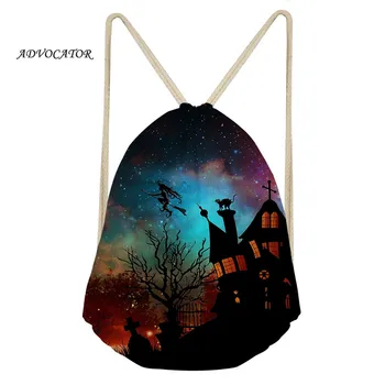 

Halloween Pumpkin and Ghost Design Drawsting Pouch for Men Women Sports Waterproof Pocket String Back Pack Verpackung