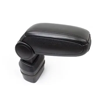 

Black Leatherette Center Console Storage Box Armrest for Nissan Juke 2010 +