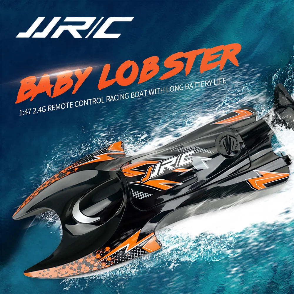 

New JJRC S6 RC Boat 1/47 2.4G Simulate Lobster Electric Boat Remote Control Vehicle Model Outdoor Toys for Children Kids Gift