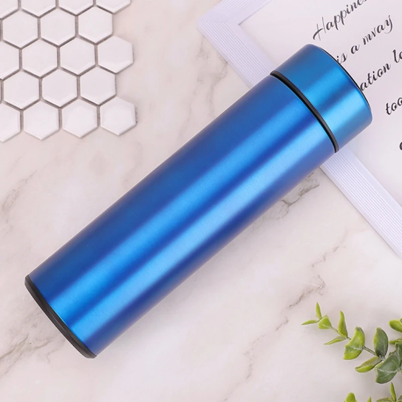 New Fashion Smart Mug Temperature Display Stainless Steel Water Thermal Bottle with LCD Contact Screen Waterproof Gift Cup