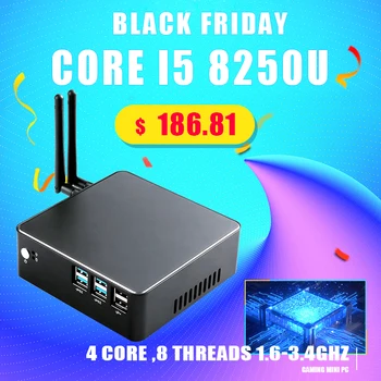 Online Tragbare Mini PC I7 7567U I5 8250U I3 8130U 8GB DDR4 1 * MSATA SSD + 1*2.5