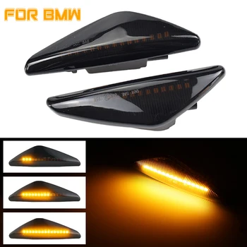 

LED Dynamic Turn Signal Blinker For BMW X3 F25 X5 E70 X6 E71 E72 2007-2019 Sequential Side Marker Mirror Indicator Light