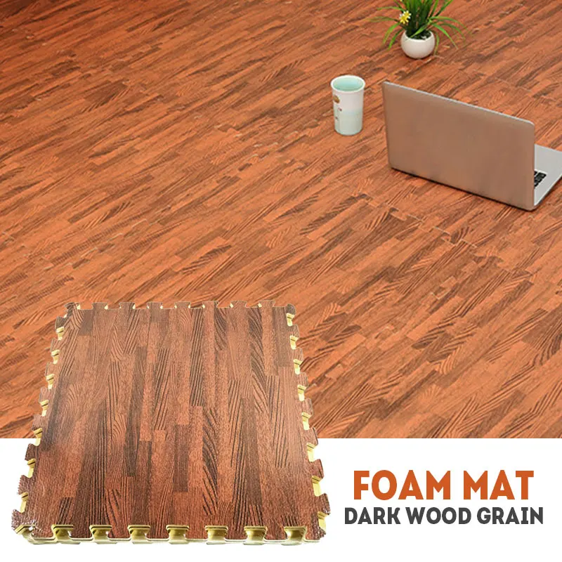 20pcs White Playing Game Imitation Wood Floor Comfortable Modernization Kids Play Mat Floor Mat Bedroom Children Room Soft Home
