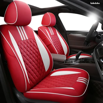 

kokololee Custom Leather car seat cover For Honda Accord Odyssey FIT CR-V XR-V civic CITY Crosstour Crider VEZEL AVANCIER covers
