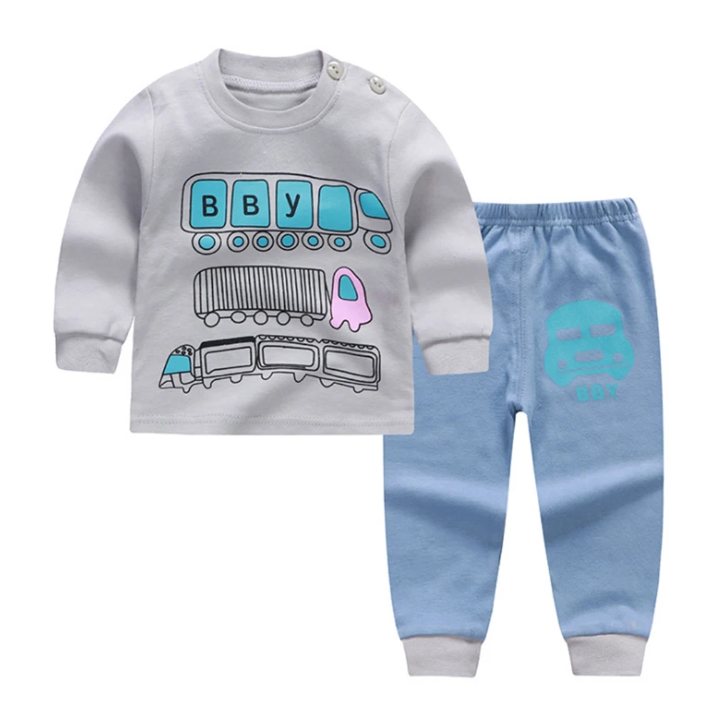 Весенне-осенний комплект одежды для мальчиков; детская хлопковая футболка с длинными рукавами; брючный костюм; детская одежда с рисунком; пуловер; комплект одежды