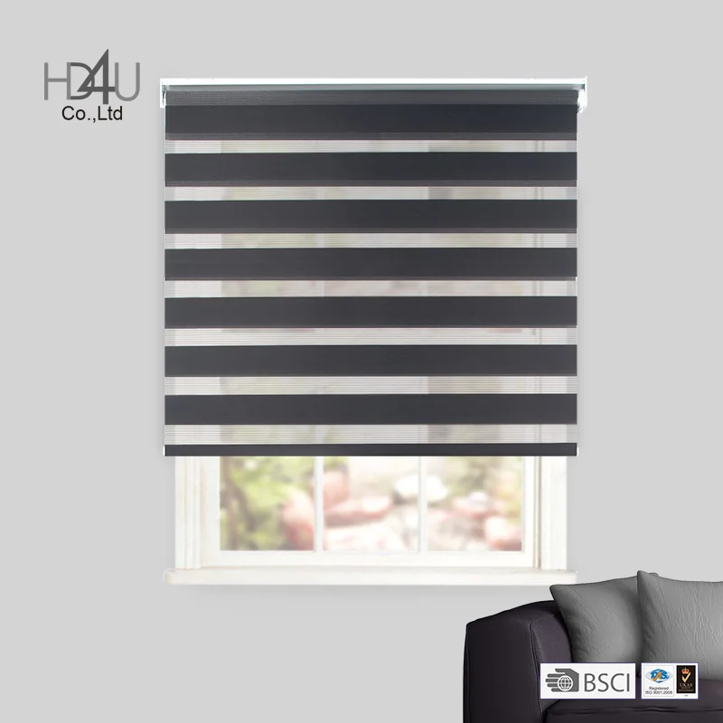

Hot Sales big Windows Zebra Roller Blinds 38mm Alum tube Heavy duty for bedroom For huge window for livingroom Standard Size