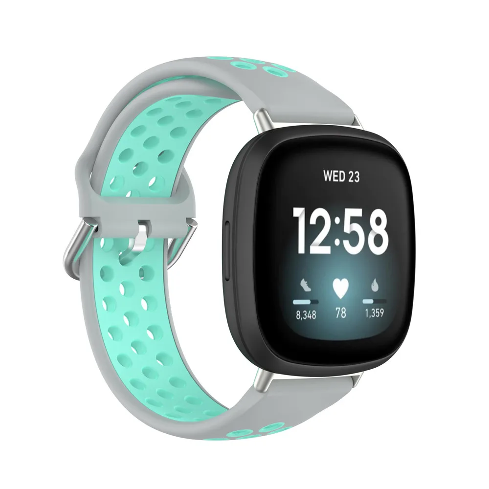 Essidi Soft Silicone Bands For Fitbit Versa 3 Sports Bracelet Strap Loop For Fitbit Sense Watch Wrist Replacement Correa