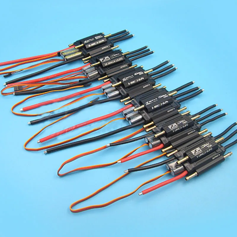 1 шт. ROV ZTW 70A 90A 120A 130A 150A 160A водонепроницаемый бесщеточный ESC двойной способ регулятор скорости 2-6S Lipo части для RC лодки Подруливающее устройство