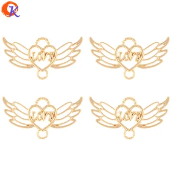 

Cordial Design 100Pcs 16*30MM DIY Jewelry Making/Earrings Connectors/Wing Shape/Hand Made/Earring Findings/Jewelry Accessories