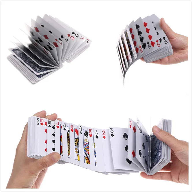 1 set Magic electric deck of cards magician prank trick close up stage poker prop red