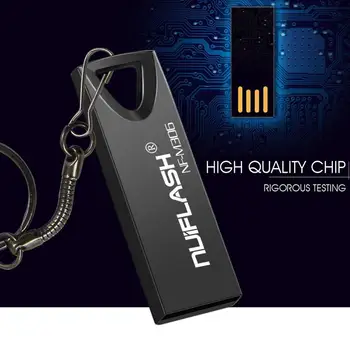 

4/8/16/32/64GB Portable Waterproof Metal USB 3.0 Flash Drive PC Memory U Disk with keychain